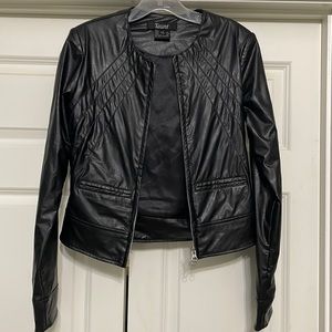Faux Leather Jacket